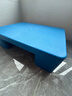 實(shí)承平板塑料托盤(pán)4030防潮板倉庫墊板叉車(chē)板棧板卡板貨架冷庫地堆托板40*30*12藍色 曬單實(shí)拍圖