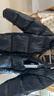 高梵黑金兒童鵝絨服小火山4.0短款2024年新款男童女童羽絨服 黑色150 曬單實(shí)拍圖