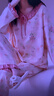 純棉帶胸墊睡衣女春秋款新款卡通可愛(ài)長(cháng)袖大碼家居服套裝秋冬季 【82010】圓領(lǐng)胸墊款快樂(lè )花兔 XL 建議體重120-140斤 曬單實(shí)拍圖
