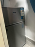 奧克斯小冰箱家用小型迷你冷藏冷凍兩用出租房宿舍用節能省電寢室辦公室電冰箱 【熱賣(mài)款 升級凈化去味】22A126DW銀 曬單實(shí)拍圖