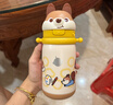 babycare兒童保溫杯嬰兒小松鼠寶寶1-3歲不銹鋼吸管水杯壺學(xué)生上學(xué)450ml 曬單實(shí)拍圖