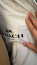蔻馳（COACH）女士英倫風(fēng)中長(cháng)款外套輕奢度假通勤白領(lǐng)高級女士風(fēng)衣 C8763EAL XS (0) 曬單實(shí)拍圖