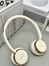 勒姆森正品頭戴式無線藍牙耳機主動深度降噪超長續(xù)航低延遲高音質(zhì)高顏值app智聯(lián)復古時尚美拉德穿搭耳機 月光白 APP智聯(lián)+38dB深度降噪+高顏值百搭單品 曬單實拍圖