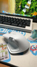 羅技（Logitech）MX Master 4無線藍牙鍵鼠套裝 大師系列雙模8K人體工學多設備切換智能電磁滾輪AI辦公鼠標 MX Master 4 For Mac白+大G桌墊 曬單實拍圖