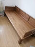 溪木工坊羅漢床實(shí)木沙發(fā)新中式實(shí)木床兩用客廳茶室書(shū)房榆木家具 羅漢床3件套（床+墊子+炕桌） 曬單實(shí)拍圖