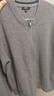 優(yōu)衣庫合作款男裝女裝圓領(lǐng)針織開(kāi)衫長(cháng)袖毛衣毛衫外套25新款479731 04 煙灰色 L /175/100A 曬單實(shí)拍圖