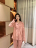 美即萊（MEIJILAI）睡衣女春秋季純棉長(cháng)袖秋冬新款全棉女士家居服寬松大碼可外穿套裝 3602 L （身高160-165體重100-120） 曬單實(shí)拍圖