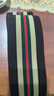 TTT彩色加寬加厚褲腰花邊松緊帶高腰寬扁高彈力腰帶橡皮筋裙子輔料 12#咖啡綠色條紋【一米】 尺寸如圖 曬單實(shí)拍圖