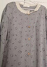 歐鹿汐孕婦裙月子服帶胸墊住院待產(chǎn)裙產(chǎn)婦喂奶哺乳期連衣裙孕婦睡裙長(cháng)袖 L碼建議體重110-135斤 曬單實(shí)拍圖