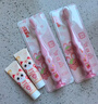 舒客寶貝（sakykids）兒童牙膏套裝小護盾青少年分齡含氟長(cháng)效防蛀6-9歲草莓味60g*3支 曬單實(shí)拍圖