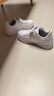 鴻星爾克（ERKE）童鞋男童中大童滑板鞋百搭兒童運動(dòng)鞋63121401017正白34 曬單實(shí)拍圖