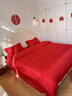 高級感提花結婚床上純棉四件套婚慶大紅色全棉被套新婚房喜被床單 生生世世【臻選優(yōu)質(zhì)長(cháng)絨棉】 1.8米床單【適合被芯200*230】 曬單實(shí)拍圖