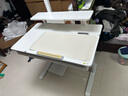 愛(ài)果樂(lè )（IGROW）兒童學(xué)習桌書(shū)桌寫(xiě)字桌電腦桌課桌【實(shí)木可升降】大白桌1.0m 曬單實(shí)拍圖