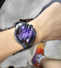 HUAWEI WATCH 5 42mm基礎款深錆色不銹鋼表殼幻月黑氟橡膠表帶首創(chuàng  )X-TAP智感窗鴻蒙腕上小藝eSIM通信手表 曬單實(shí)拍圖