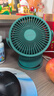 艾美特（AIRMATE）小風(fēng)扇桌面便攜式小型電風(fēng)扇充電辦公宿舍學(xué)生床頭夾扇臺夾扇 【插電款/二檔】綠色 曬單實(shí)拍圖