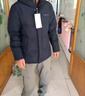 波司登（BOSIDENG）【反季】羽絨服新國標90絨男短款新升級版型高包容連帽保暖外套 暗灰漸變9M32 XL 185/104A 曬單實(shí)拍圖