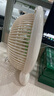 駱駝電風(fēng)扇家用桌面小風(fēng)扇循環(huán)扇臺式電扇迷你轉頁(yè)扇制冷臥室學(xué)生宿舍辦公室大風(fēng)力 轉頁(yè)大提手-青綠【五葉加大款】 單機+3米延長(cháng)線(xiàn) 曬單實(shí)拍圖
