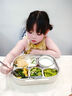 葆氏飯盒上班族不銹鋼餐盒學(xué)生便當盒微波爐兒童保溫飯盒大容量5格 曬單實(shí)拍圖