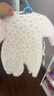 嬰兒衣服120克棉蝴蝶衣秋冬寶寶夾棉保暖初生新生兒哈衣爬服 花叢小熊粉【120g蝴蝶衣】 59cm （建議寶寶體重：8-12斤） 曬單實(shí)拍圖