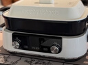 摩飛電器（Morphyrichards）二代多功能鍋 家用電火鍋電煮鍋電蒸鍋火鍋鍋5升大容量分體式預約蒸煮一體不沾煎烤料理鍋MR9099白 曬單實(shí)拍圖