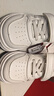 ABC KIDS兒童板鞋秋季童鞋男童女童小白鞋白色運動(dòng)鞋3036白色33 曬單實(shí)拍圖