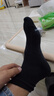 一只魚(yú)襪子男士10A級抗菌防臭春夏季運動(dòng)襪中筒長(cháng)襪休閑棉襪開(kāi)學(xué)季 曬單實(shí)拍圖