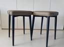 顧家家居（KUKA）疊疊凳餐凳小戶型餐椅可折疊椅子凳子PT7171YD 堆堆凳-棕*2 曬單實(shí)拍圖