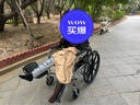 怡輝（YIHUI）輪椅老人帶坐便輕便折疊可全躺高靠大小便癱瘓骨折多功能專用出行 曬單實拍圖