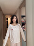 TEENIE WEENIE小熊睡衣女2025年新款秋冬莫代爾長(zhǎng)袖休閑家居服套裝 粉色條紋 【旅行家小熊|套頭】女|長(zhǎng)袖長(zhǎng)褲 M 曬單實(shí)拍圖