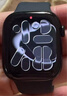 Apple/蘋果 Watch S11 智能手表GPS款42毫米亮黑色鋁金屬表殼黑色運(yùn)動(dòng)型表帶S/M MEU94CH/B 曬單實(shí)拍圖