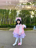 G.DUCKKIDS童裝洛麗塔公主裙女童連衣裙秋冬季加絨加厚玲娜貝兒生日禮服兒童 8818粉色洛麗塔【不加絨】 120 尺碼5~6歲【110-120cm】 曬單實(shí)拍圖