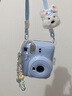 富士（FUJIFILM）instax mini12一次成像相機 立拍立得一次成像相機拍立得相機 Mini12繡球藍 標配（無(wú)相紙） 曬單實(shí)拍圖
