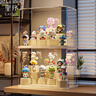 EACHY盲盒展示架收納盒透明防塵手辦玩具labubu泡泡瑪特展示盒-大號 曬單實(shí)拍圖