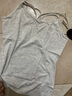 夏娃之秀透氣吊帶背心女夏薄款吸汗無(wú)袖內搭打底外穿上衣 灰色(J4007) 均碼 曬單實(shí)拍圖