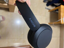 索尼（SONY）WH-CH520 頭戴式無(wú)線(xiàn)耳機 藍牙耳機 手機電腦筆記本網(wǎng)課游戲適用耳麥 禮物送女友男友學(xué)生 黑色 曬單實(shí)拍圖