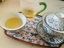 兮元記青花三才蓋碗茶杯單個(gè)高檔茶具大號描銀泡茶碗三件套中秋節禮物 礫華銀蓮器禾蓋碗+壓手杯【簡(jiǎn)裝】 曬單實(shí)拍圖