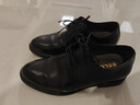 百麗男鞋商務(wù)正裝皮鞋休閑增高軟底真皮鞋A0917 黑色-內增高 40 曬單實(shí)拍圖