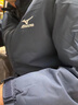 美津濃（MIZUNO）戶(hù)外夾克男連帽梭織透氣情侶鋒衣加絨加厚加棉外套男上衣 曬單實(shí)拍圖
