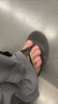 AJWM輕奢潮牌 拖鞋男夏季新款防滑外穿厚底人字拖男踩屎感沙灘鞋男 灰色 42 曬單實(shí)拍圖
