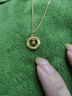 中國黃金（CHINA GOLD）莫比烏斯黃金項鏈女士999足金吊墜首飾情人節生日禮物送女友老婆 【京速達】吊墜約1.2g*贈銀鏈*甄選禮盒 曬單實(shí)拍圖