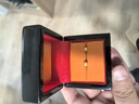 老鋪黃金古法手工足金耳飾 · 玫瑰花窗鉆飾養耳針（線(xiàn)上專(zhuān)款） 一對重約1.1g（含膠墊） 曬單實(shí)拍圖