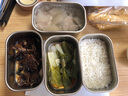小熊（Bear）電熱飯盒 加熱飯盒 保溫飯盒可加熱 雙層四膽辦公室蒸煮熱飯神器可預(yù)約上班族加熱便當(dāng)盒DFH-G16W7 曬單實(shí)拍圖