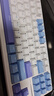 新盟M87PROV2客制化機(jī)械鍵盤全鍵熱插拔無(wú)線有線藍(lán)牙靜音三模青茶軸gasket結(jié)構(gòu)側(cè)刻游戲電競(jìng)專用辦公 星光白-三模-RGB熱插拔-水蜜桃軸V3 87鍵 曬單實(shí)拍圖