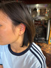 阿迪達斯 （adidas）三葉草 教師節禮物男女款 3-STRIPES TEE短袖JN7018 M 曬單實(shí)拍圖