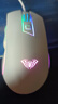 狼蛛（AULA）游戲鼠標有線(xiàn) 機械電競吃雞 幻彩背光 電腦筆記本鼠標外設USB 白色【RGB燈效】6檔靈敏度 曬單實(shí)拍圖