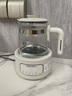 摩飛電器（Morphyrichards）全玻璃養(yǎng)生壺家用燒水壺多段控溫電熱水壺極速風(fēng)冷恒溫壺沖奶泡奶機(jī)MR5602 1.2L 椰奶白 曬單實(shí)拍圖