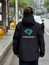 佐薩倫秋冬三合一沖鋒衣工作服定制企業(yè)團體4S店戶(hù)外工裝外套印字logo 【三合一內膽可拆卸】黑色 2XL 曬單實(shí)拍圖