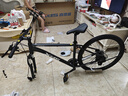 喜德盛（xds）山地自行車(chē)黑客500鋁合金車(chē)架24速油壓碟剎變速成人越野騎行 深灰/白 17寸 曬單實(shí)拍圖