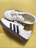 adidas T頭鞋 VL COURT復(fù)古板鞋德訓(xùn)鞋男女阿迪達斯輕運動 漢玉白/黑色/樹脂黃   42 曬單實拍圖