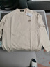 gxgjeans男裝 2024年秋季灰綠純棉后背大印花圓領(lǐng)套頭衛衣 米色 L (175) 曬單實(shí)拍圖